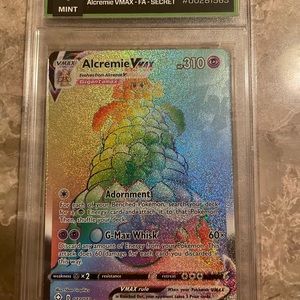 Full Art/Alcremie Vmax #073
(Secret) PSA9